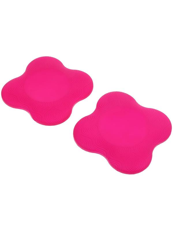 Подставка для йоги под колени и запястья, 19 х19 см, цвет розовый