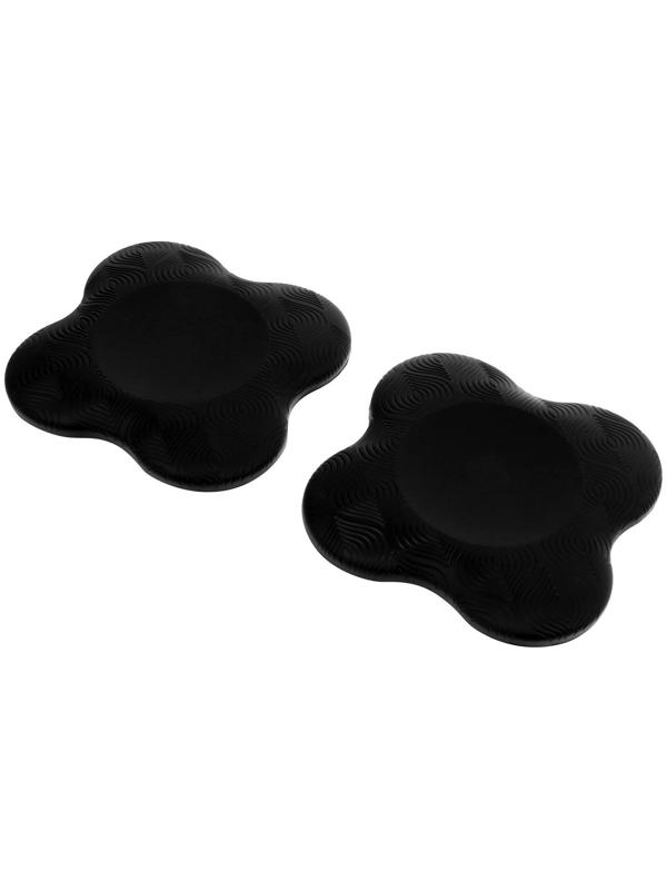 Подставка для йоги под колени и запястья, 19 х19 см, цвет чёрный