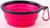 Миска силиконовая «Йога», 13х9х5.5 см, 350 мл, фуксия