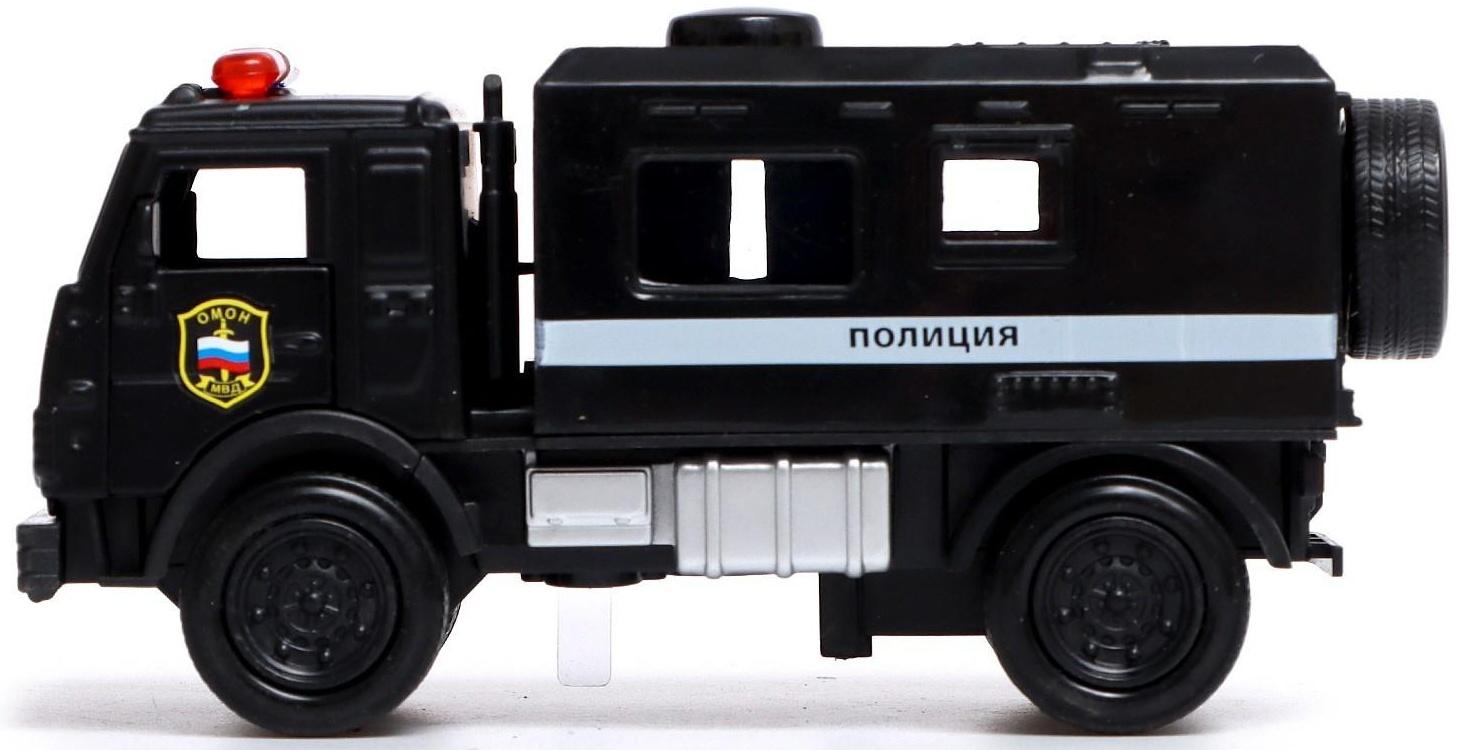 Грузовик металлический «КамАЗ «ДПС», инерция, свет и звук