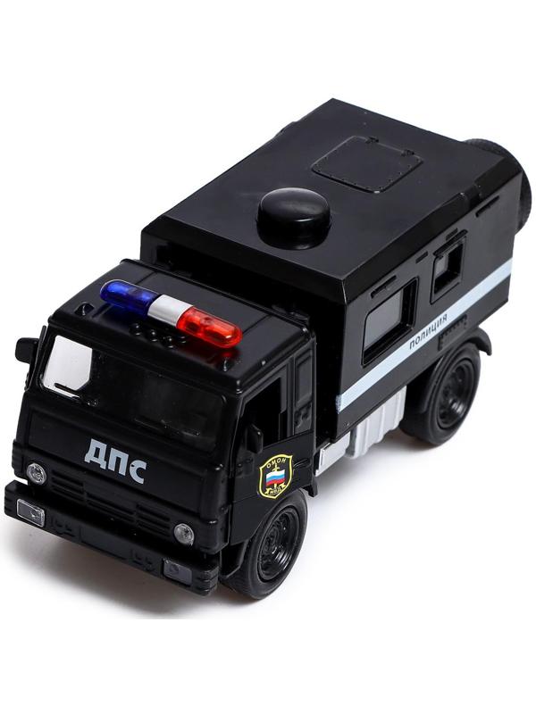 Грузовик металлический «КамАЗ «ДПС», инерция, свет и звук