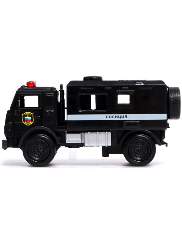 Грузовик металлический «КамАЗ «ДПС», инерция, свет и звук