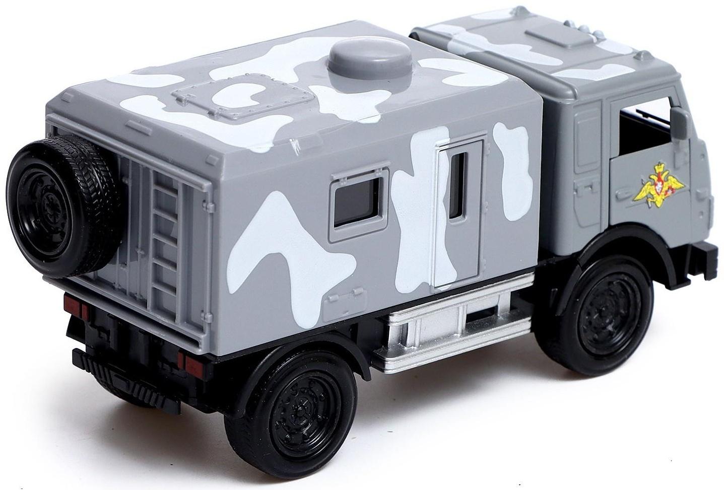 Грузовик металлический «КамАЗ «ОМОН», инерция, свет и звук