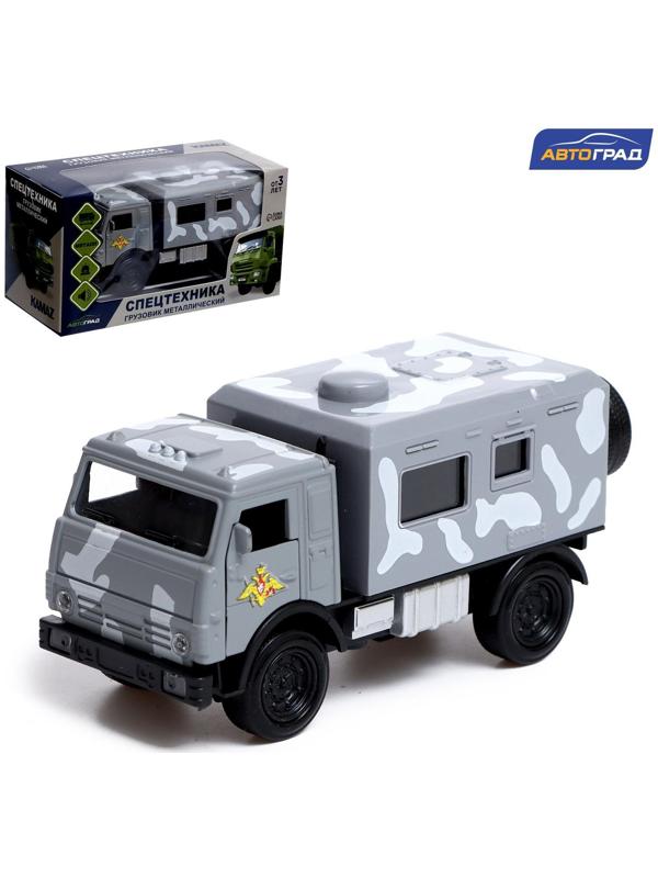 Грузовик металлический «КамАЗ «ОМОН», инерция, свет и звук