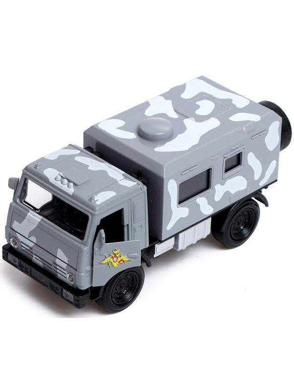 Грузовик металлический «КамАЗ «ОМОН», инерция, свет и звук