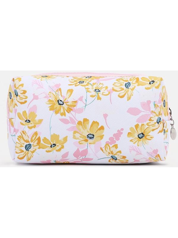 Косметичка на молнии, цвет розовый