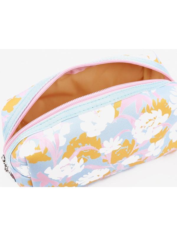 Косметичка на молнии, цвет голубой/разноцветный