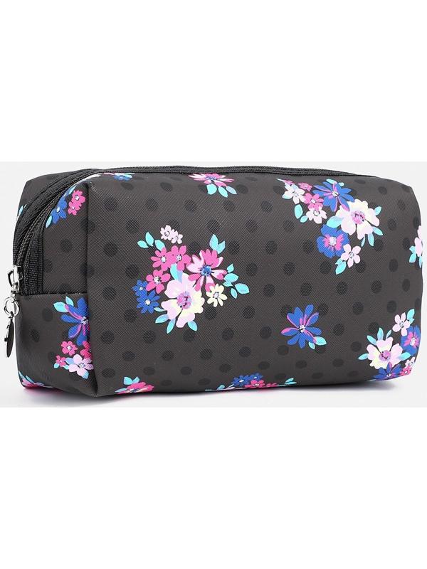 Косметичка на молнии, цвет чёрный