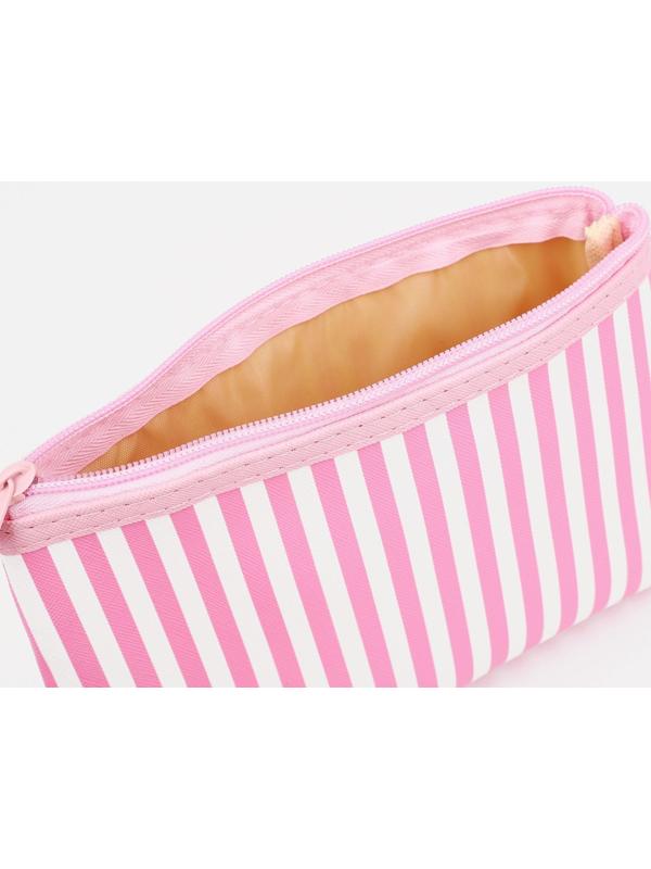Набор косметичек 3 в 1 на молнии, цвет розовый