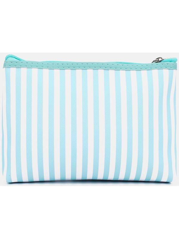 Набор косметичек 3 в 1 на молнии, цвет мятный