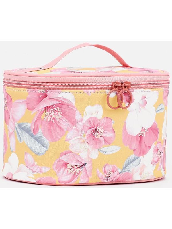 Набор косметичек 2 в 1 на молнии, цвет розовый