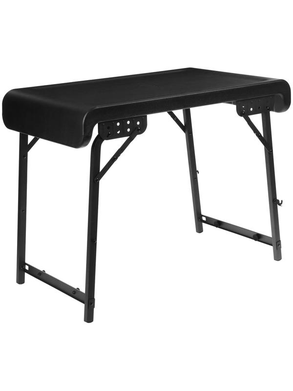 Набор мебели, складной: стол, 2 световых табурета, цвет чёрно-белый