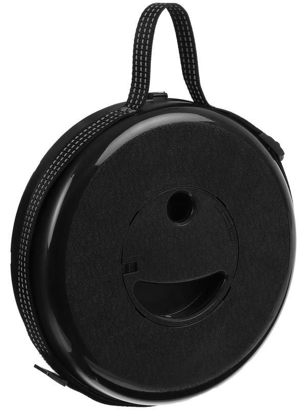 Табурет складой, походный, светодиодный, высота до 46 см, цвет чёрный