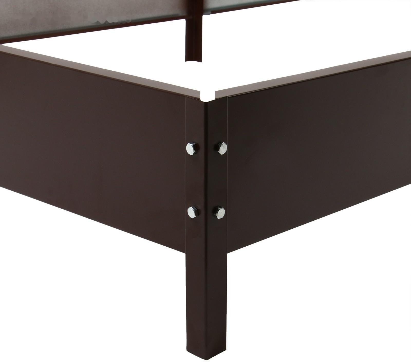 Грядка оцинкованная, 200 × 100 × 15 см, коричневая