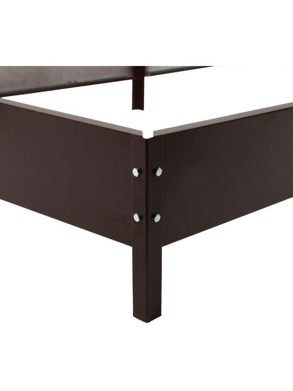 Грядка оцинкованная, 200 × 100 × 15 см, коричневая