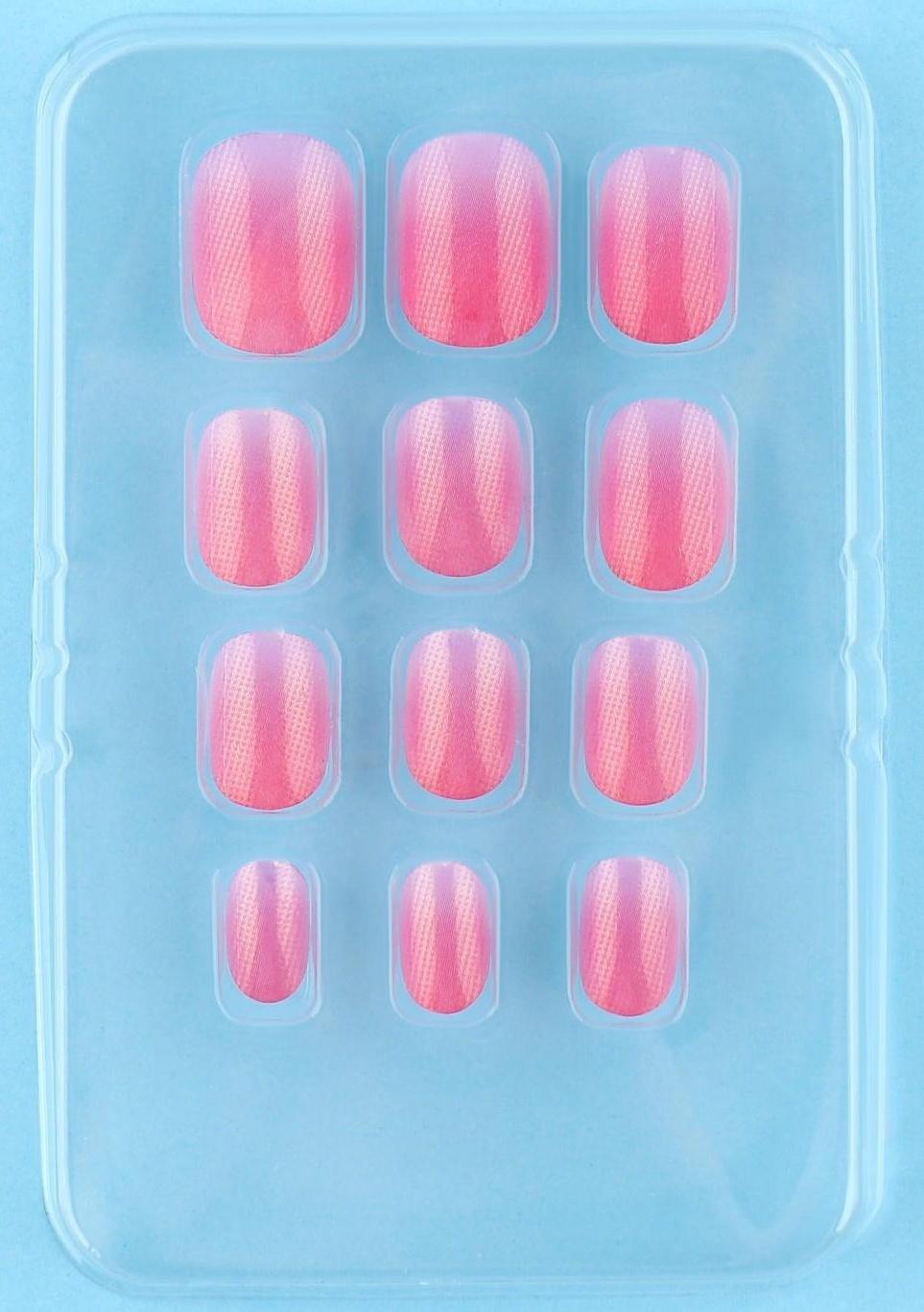 Детские накладные ногти «Сказочная фея», 12 шт