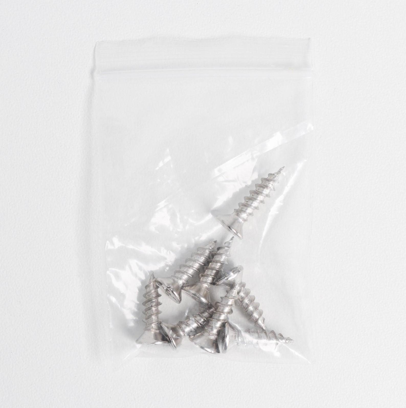 Набор крючков на липучке «Классик», 4 шт, цвет чёрный