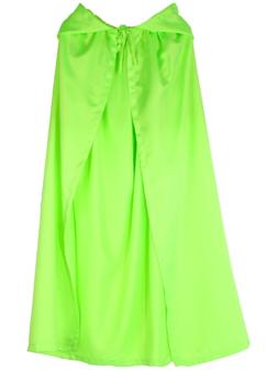 Карнавальный плащ детский,атлас,цвет салатовый длина 100см