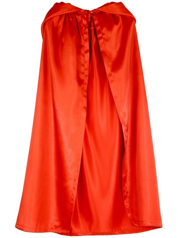 Карнавальный плащ детский,атлас,цвет терракотовый длина 100см