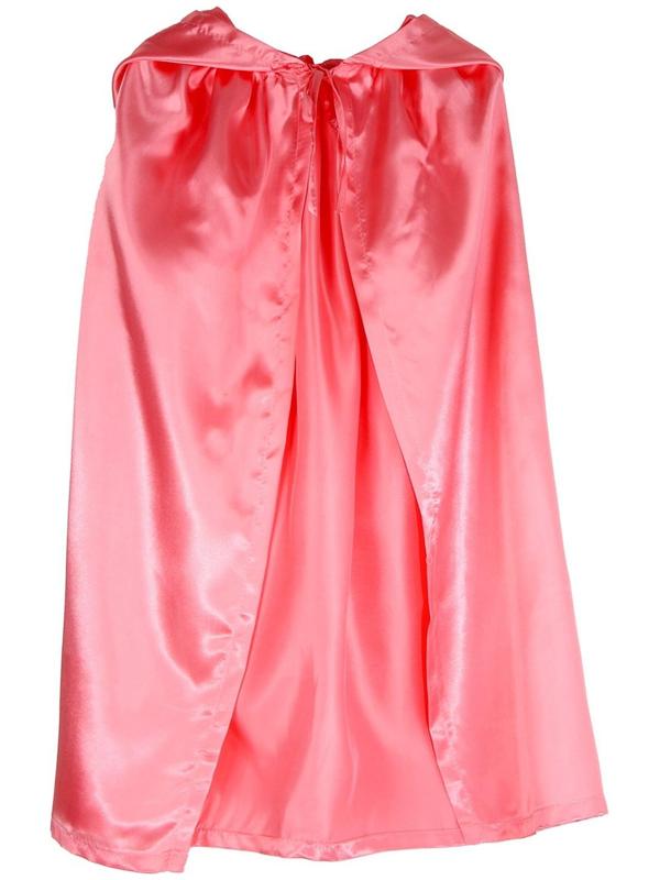 Карнавальный плащ детский,атлас,цвет коралловый длина 85см