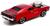 Машина металлическая Muscle car, масштаб 1:32, свет и звук, инерция, цвет красный