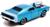 Машина металлическая Muscle car, масштаб 1:32, свет и звук, инерция, цвет синий