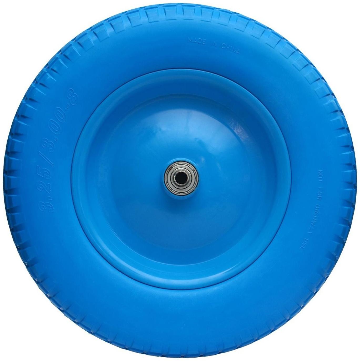 Колесо полиуретановое, d = 360 мм, ступица: диаметр 16 мм, длина 80 мм