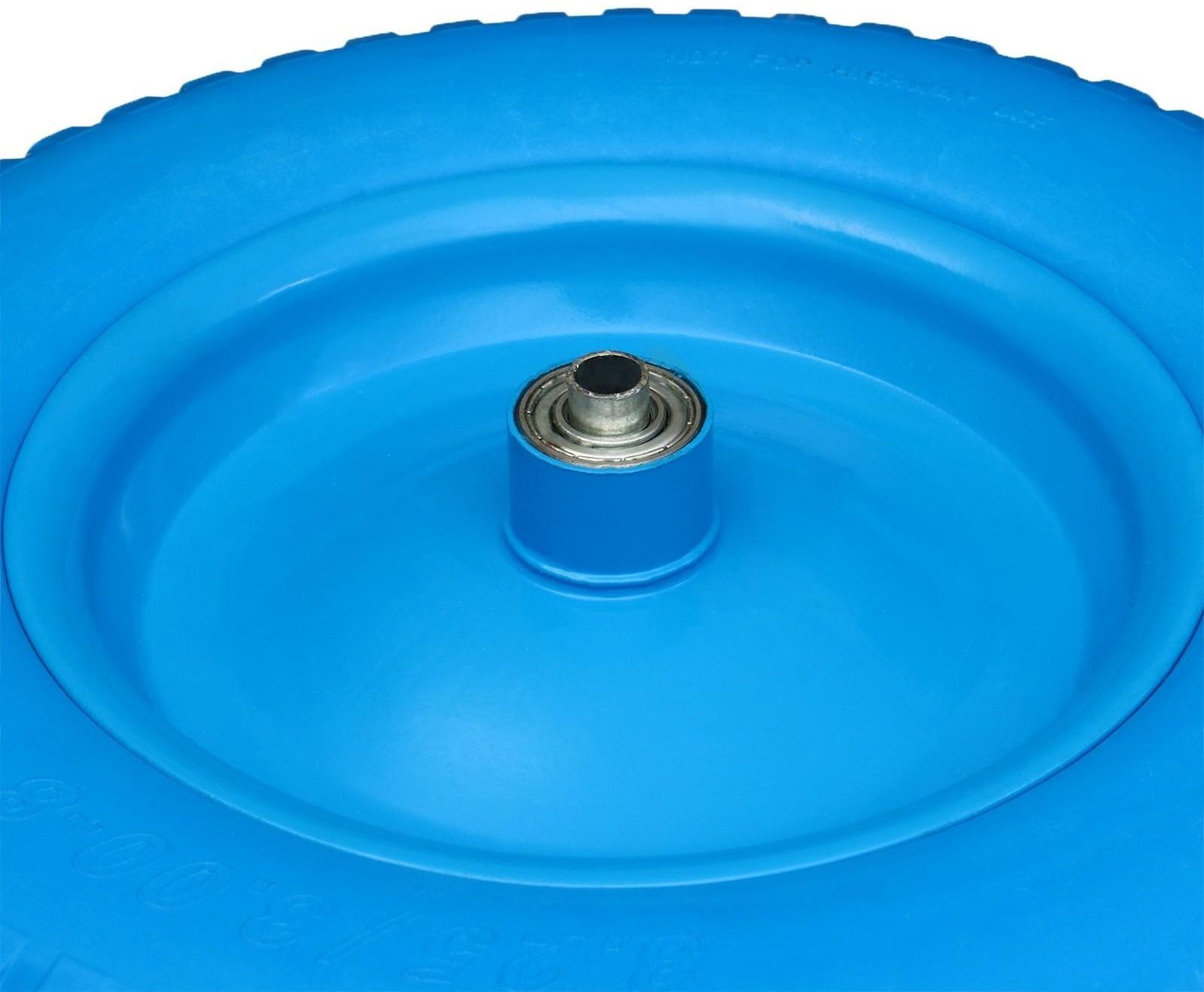 Колесо полиуретановое, d = 360 мм, ступица: диаметр 16 мм, длина 80 мм