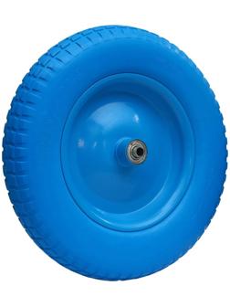 Колесо полиуретановое, d = 360 мм, ступица: диаметр 16 мм, длина 80 мм