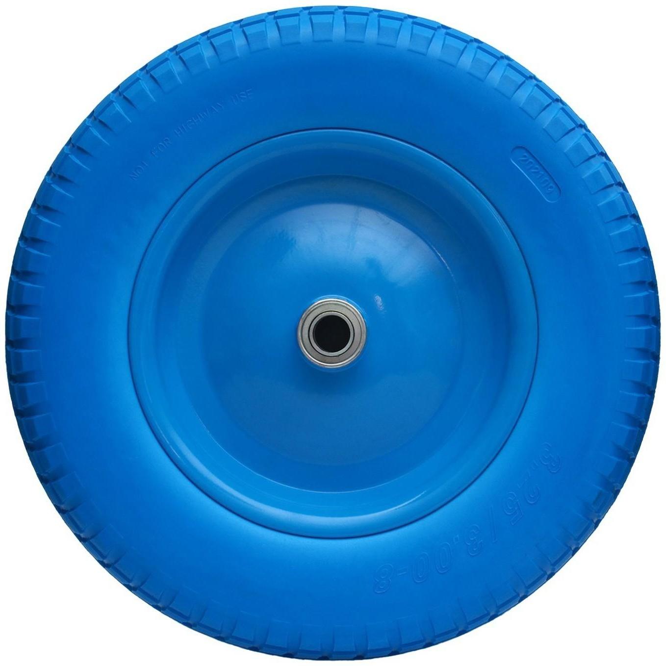 Колесо полиуретановое, d = 360 мм, ступица: диаметр 20 мм, длина 80 мм