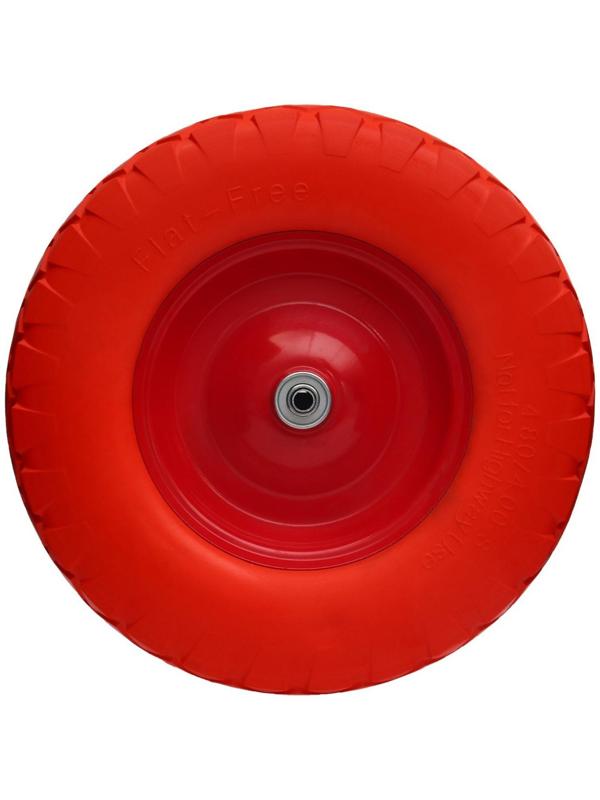 Колесо полиуретановое, d = 400 мм, ступица: диаметр 16 мм, длина 120 мм
