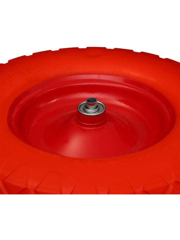 Колесо полиуретановое, d = 400 мм, ступица: диаметр 16 мм, длина 120 мм