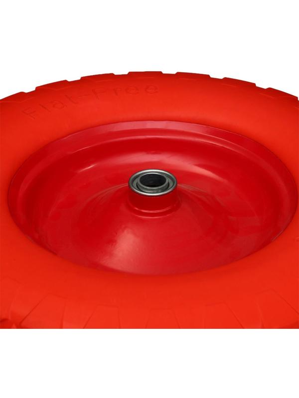 Колесо полиуретановое, d = 400 мм, ступица: диаметр 20 мм, длина 100 мм