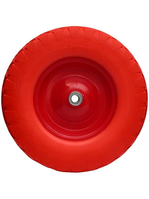 Колесо полиуретановое, d = 400 мм, ступица: диаметр 20 мм, длина 100 мм