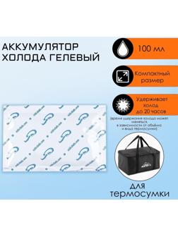 Аккумулятор холода, гелевый, 100 мл, 14.5 х 9.5 х 2.5 см