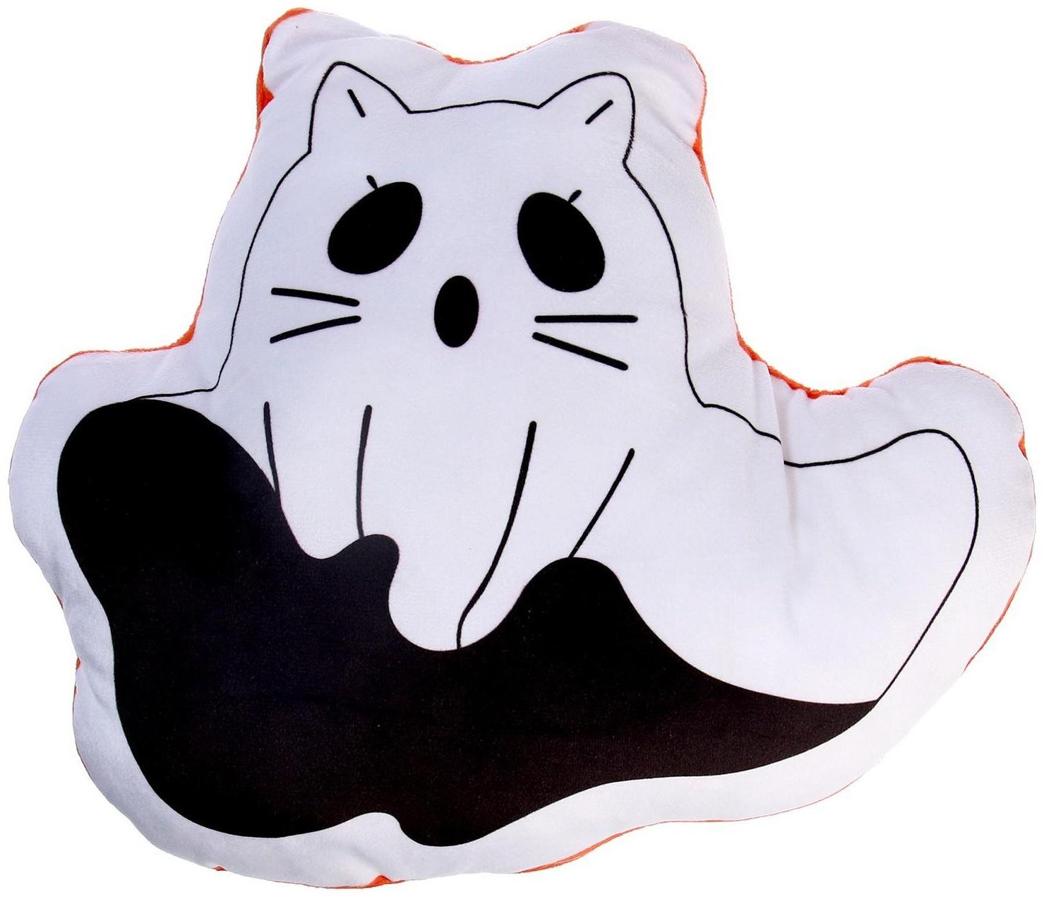 Мягкая игрушка «Привидение» с ушками, цвет белый