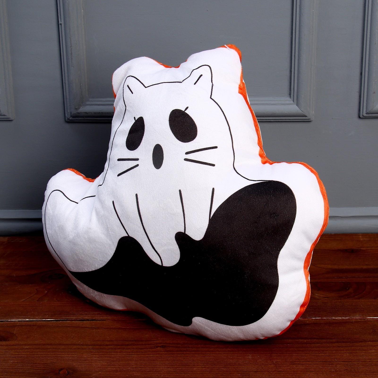 Мягкая игрушка «Привидение» с ушками, цвет белый