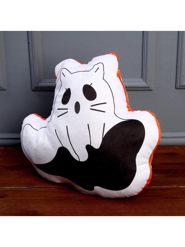 Мягкая игрушка «Привидение» с ушками, цвет белый