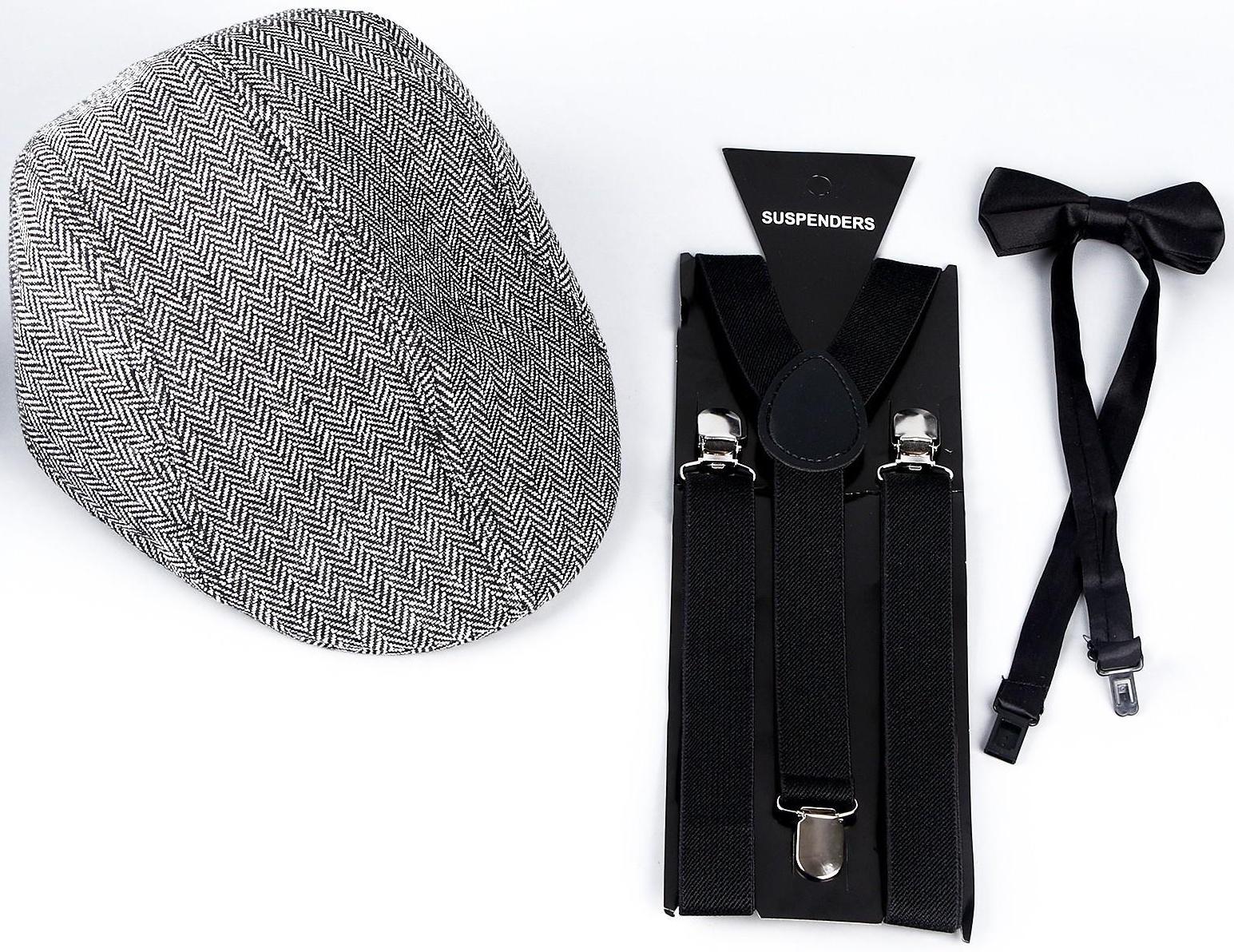 Карнавальный набор «Гангстер» (козырек+подтяжки+бабочка)