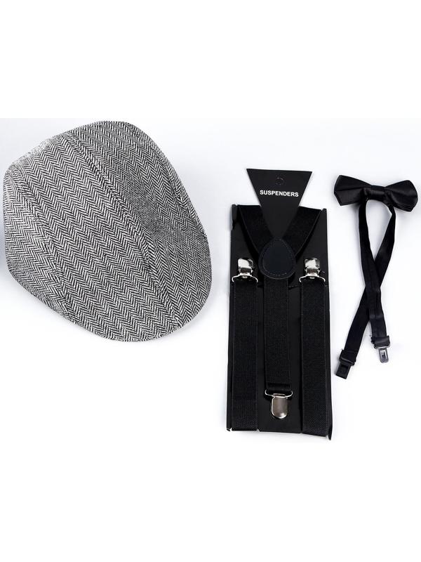 Карнавальный набор «Гангстер» (козырек+подтяжки+бабочка)