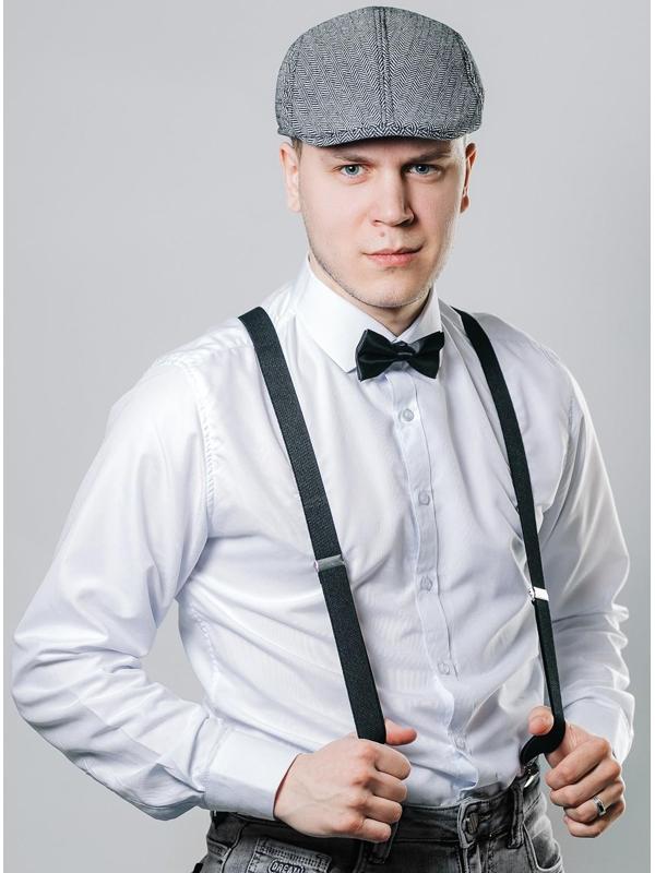 Карнавальный набор «Гангстер» (козырек+подтяжки+бабочка)