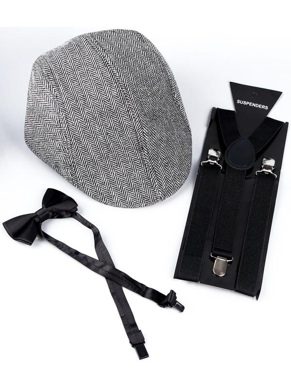 Карнавальный набор «Гангстер» (козырек+подтяжки+бабочка)