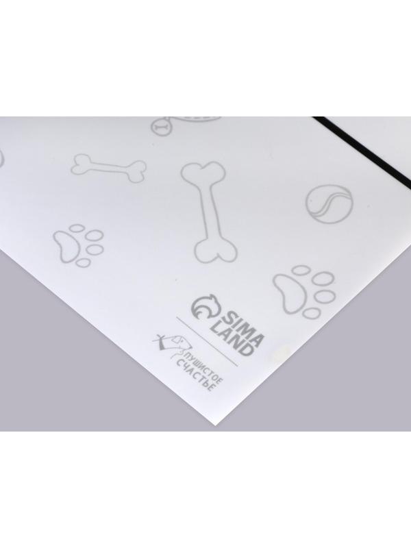 Коврик под миску «I love dogs», 43х28см