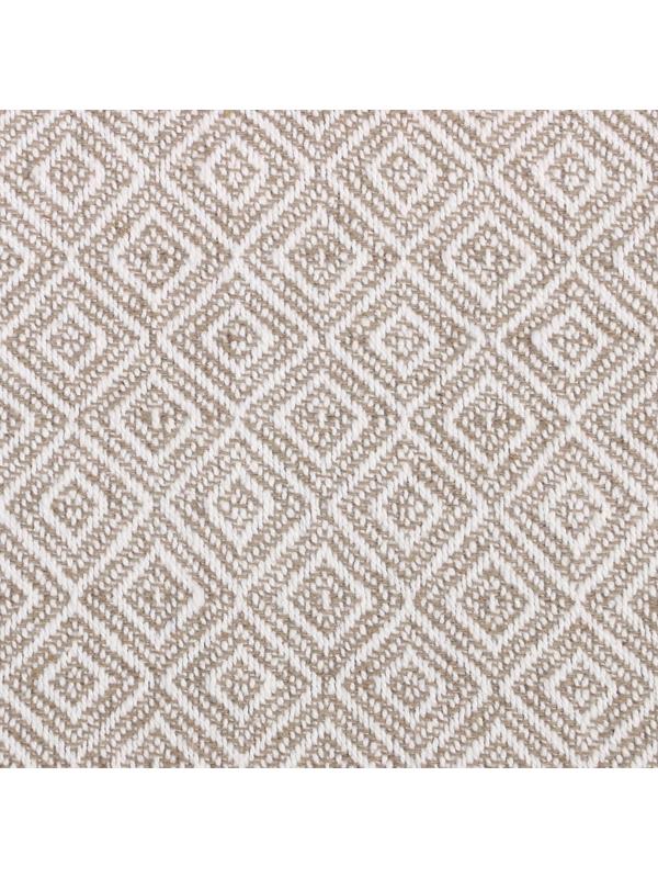 Плед Этель Diamond 200х220± 5 см, 450 гр/м2, цвет бежевый, хлопок 100%