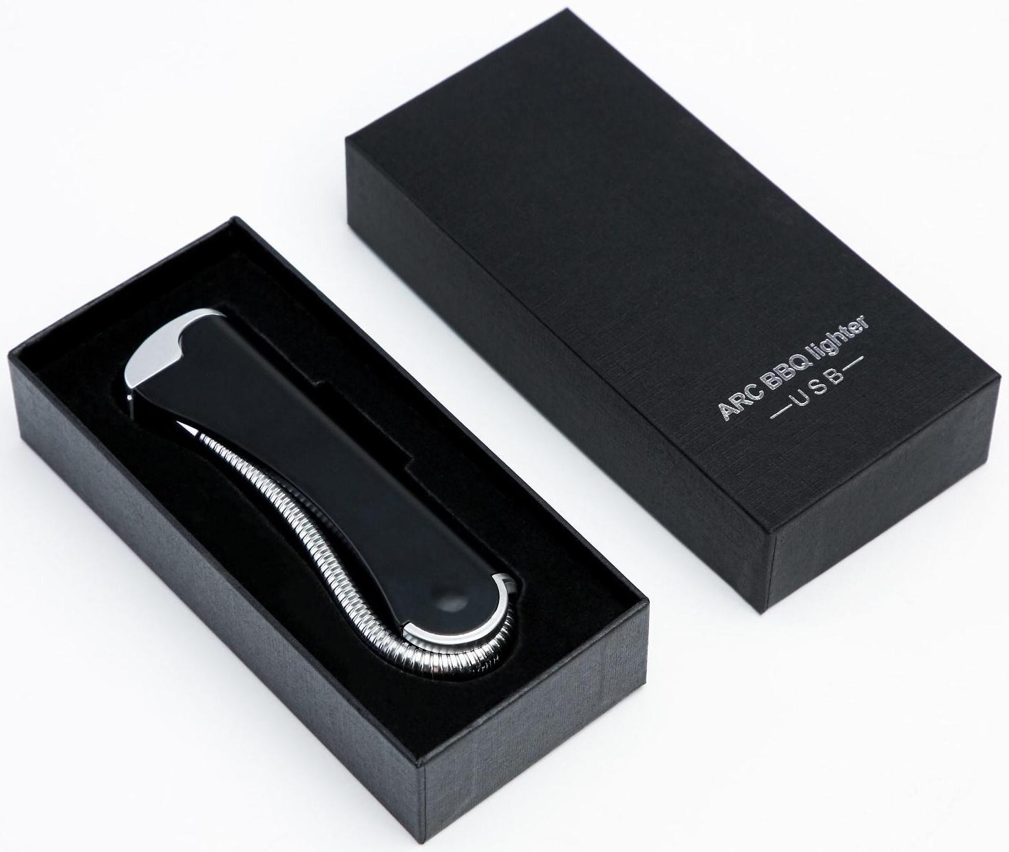 Зажигалка электронная, USB, дуговая, складная, 23 х 3.7 см