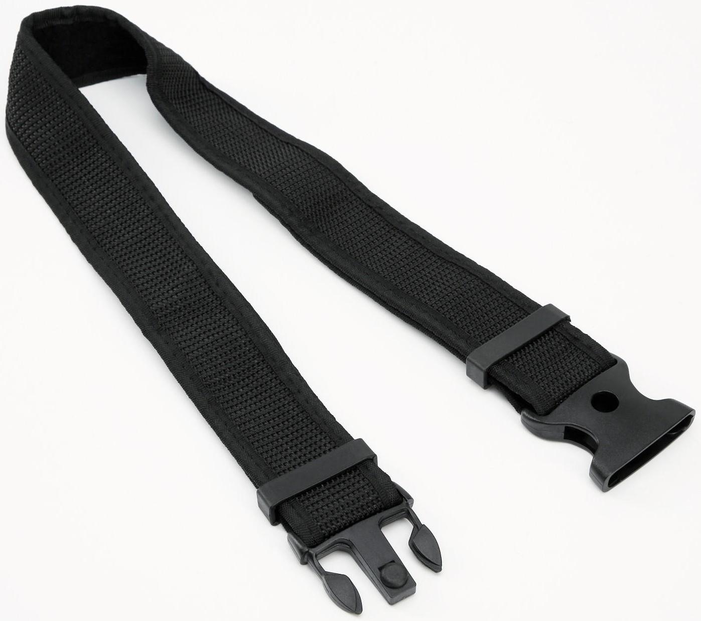 Ремень тактический, 125 см, ширирна 5 см, пряжка пластик, черный