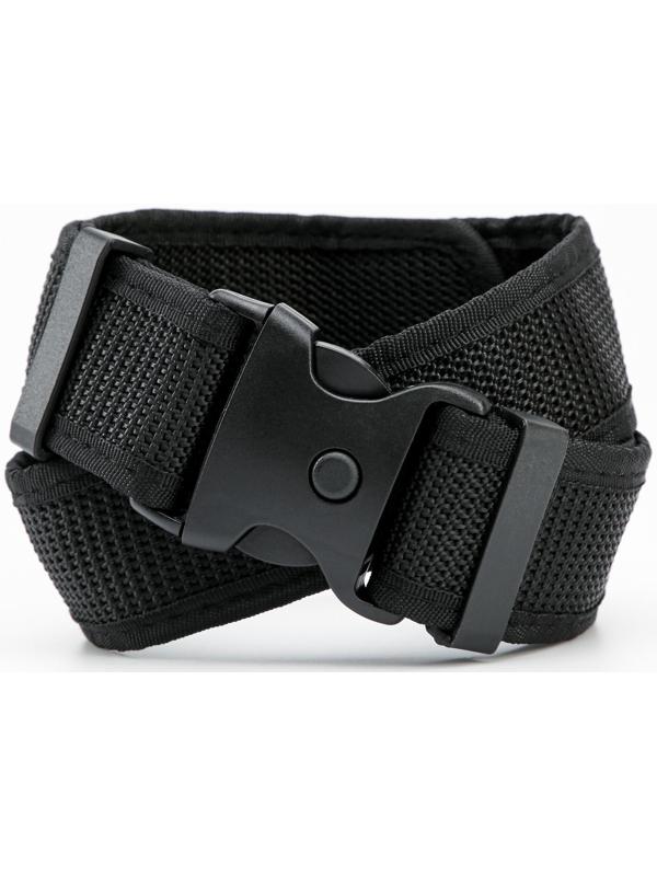 Ремень тактический, 125 см, ширирна 5 см, пряжка пластик, черный