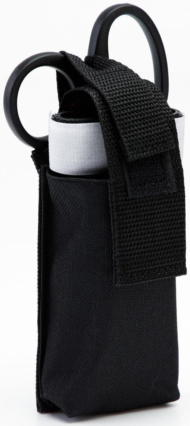 Набор спасательный: ножницы и турникет, в чехле, черный