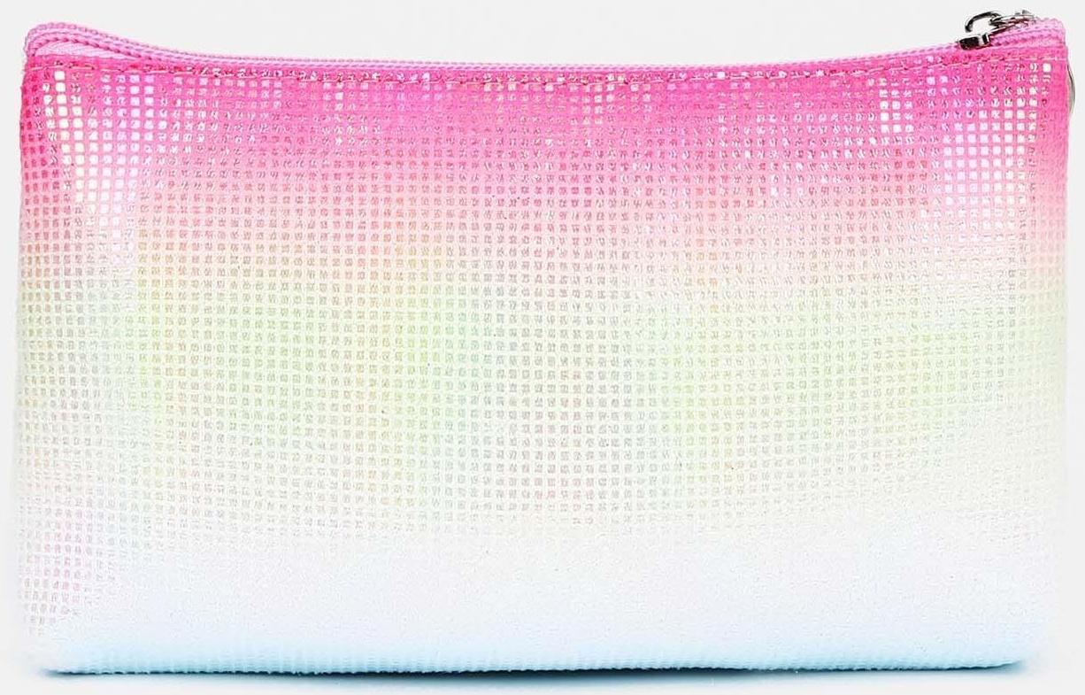 Набор косметичек 3 в 1 на молнии, цвет розовый