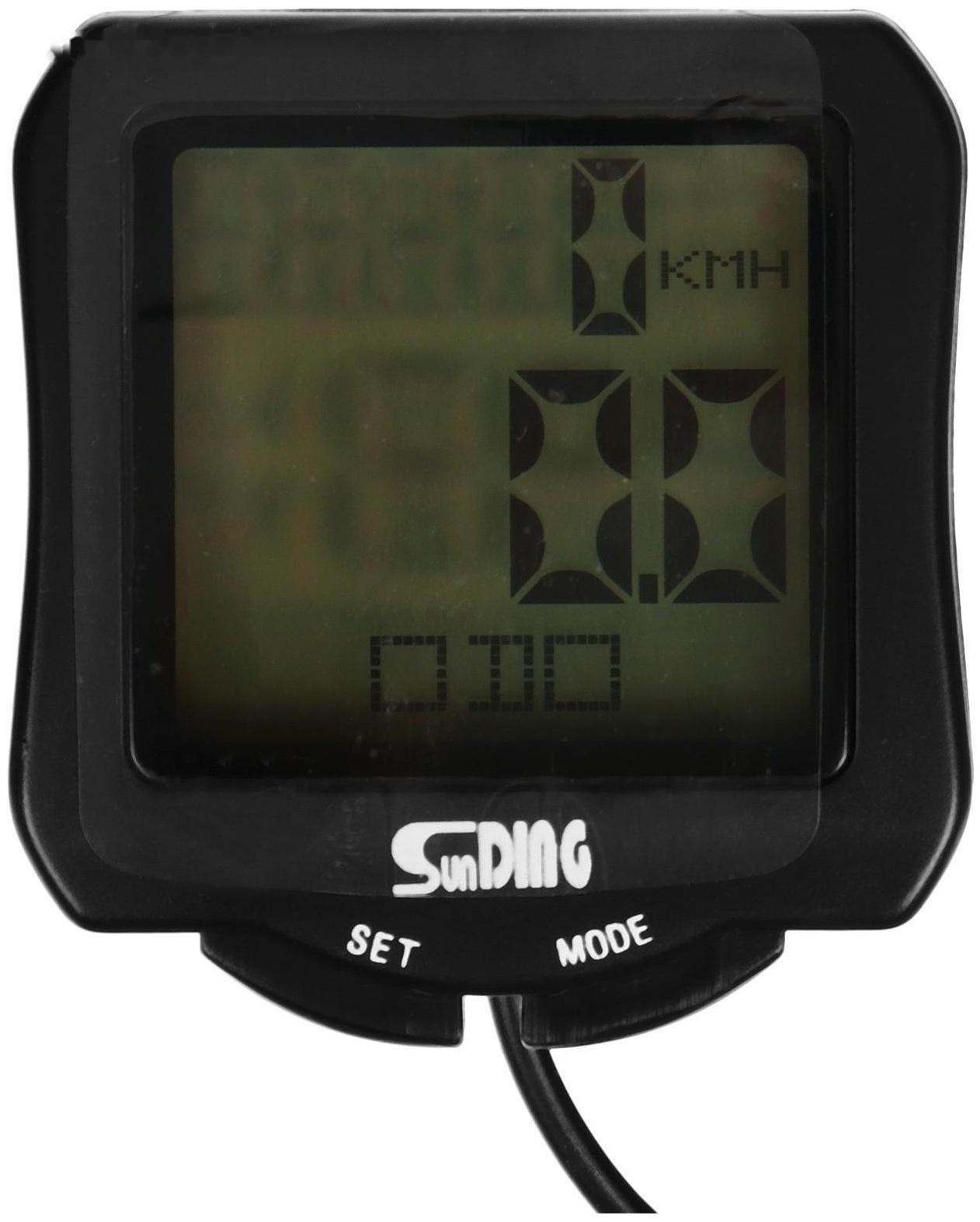 Велокомпьютер 30 функций, проводной, SD-570A